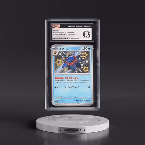 2023 Shiny Treasure ex #222/190 Starmie - Shiny Rare Holo (CGC 9.5 MINT+)