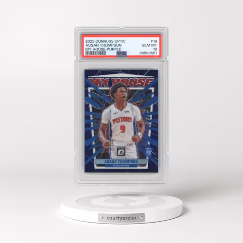 2023 Panini Donruss Optic My House #18 Ausar Thompson - Purple (PSA 10 GEM MINT)