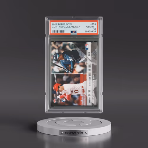 2018 Topps Now #159 Christian Villanueva/Shohei Ohtani (PSA 10 GEM MINT)