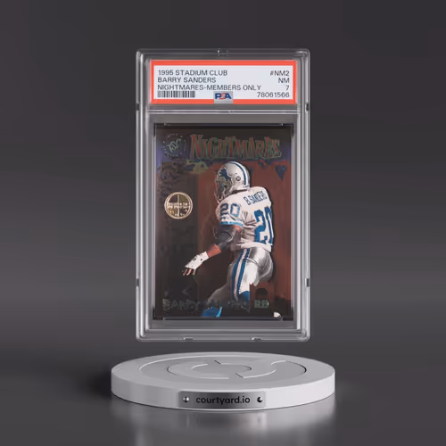 1995 Stadium Club Nightmares #NM2 Barry Sanders - Members Only (PSA 7 NM)