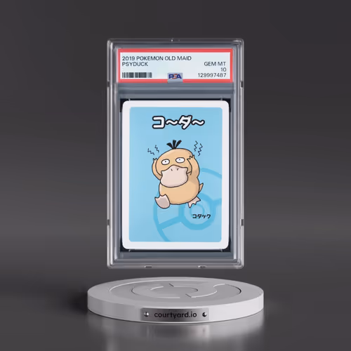 2019 Pokémon Old Maid Psyduck (PSA 10 GEM MINT)