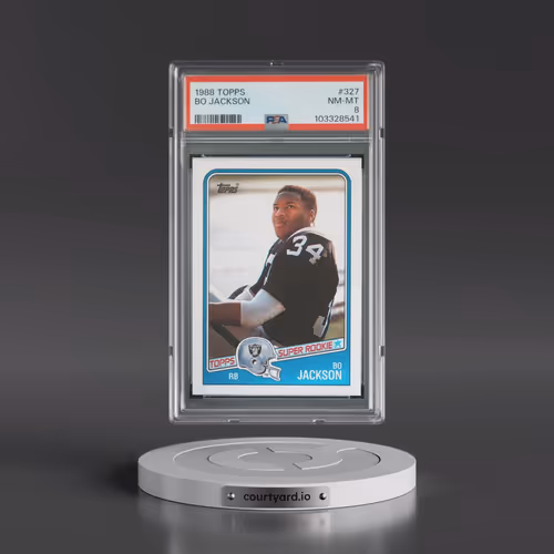 1988 Topps #327 Bo Jackson (PSA 8 NM-MT)