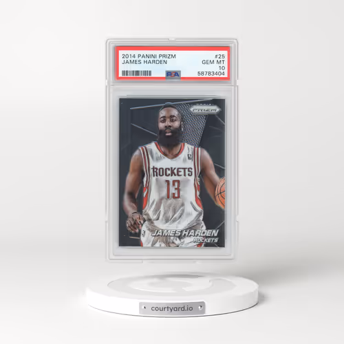 2014 Panini Prizm #25 James Harden (PSA 10 GEM MINT)
