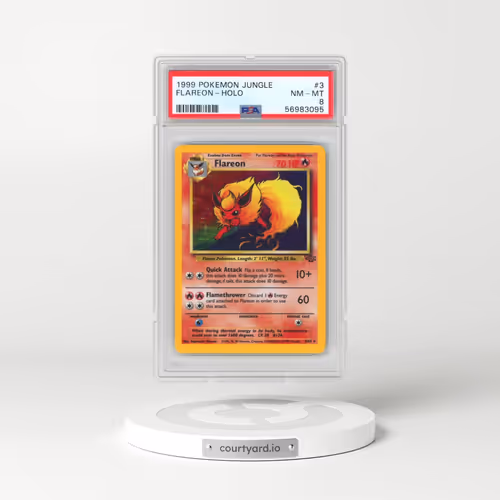 1999 Pokémon Jungle #3 Flareon - Holo (PSA 8 NM-MT)