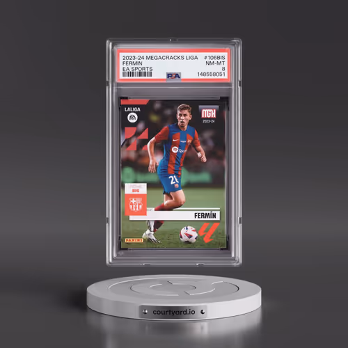 2023-24 Panini Megacracks Laliga EA Sports #106BIS Fermin (PSA 8 NM-MT)