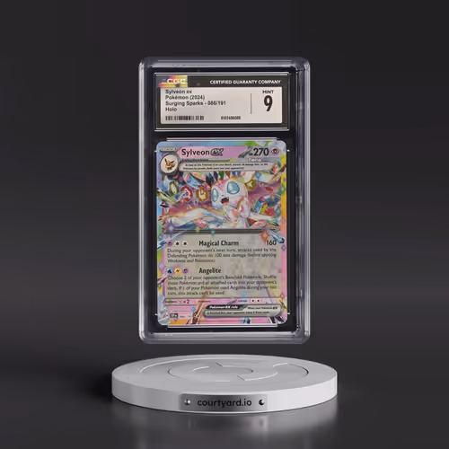 2024 Surging Sparks - SSP EN #086/191 Sylveon ex - Holo (CGC 9 MINT)