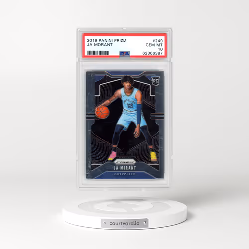 2019 Panini Prizm #249 Ja Morant (PSA 10 GEM MINT)
