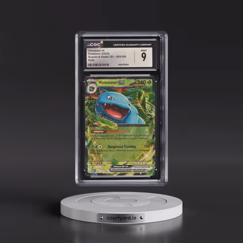 2023 Scarlet & Violet 151 - MEW EN #003/165 Venusaur ex - Holo (CGC 9 MINT)