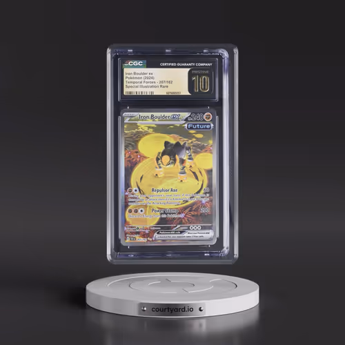 2023 Temporal Forces - TEF EN #207/162 Iron Boulder ex - Special Illustration Rare (CGC 10 PRISTINE)