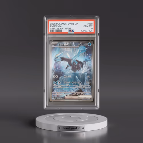 2025 Pokémon Sv11b-Black Bolt #168 Kyurem EX - Holo Special Art Rare (PSA 10 GEM MINT)