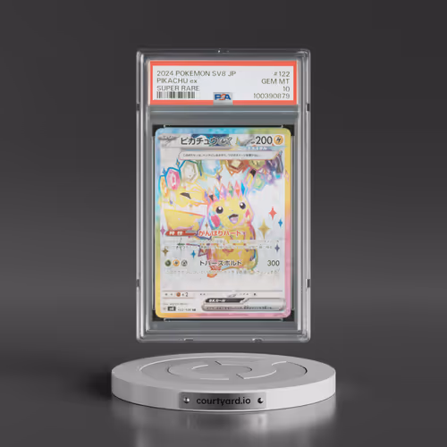2024 Pokémon SV8-Super Electric Breaker #122 Pikachu EX - Holo Super Rare (PSA 10 GEM MINT)