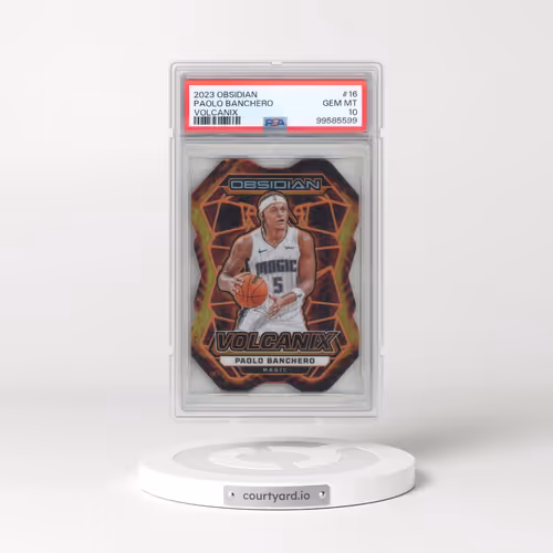 2023 Panini Obsidian Volcanix #16 Paolo Banchero (PSA 10 GEM MINT)