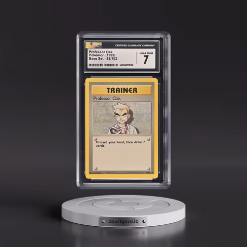 1999 Base Set #88/102 Professor Oak (CGC 7 NM)