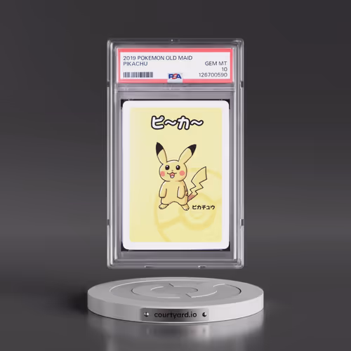 2019 Pokémon Old Maid Pikachu (PSA 10 GEM MINT)