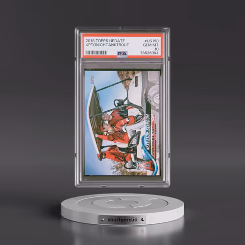 2018 Topps Update #US158 Justin Upton/Mike Trout/Shohei Ohtani (PSA 10 GEM MINT)