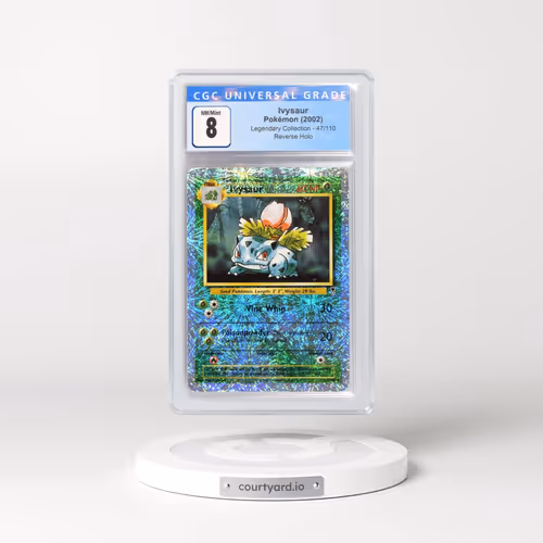 2002 Legendary Collection #47/110 Ivysaur - Reverse Holo (CGC 8 NM-MT)
