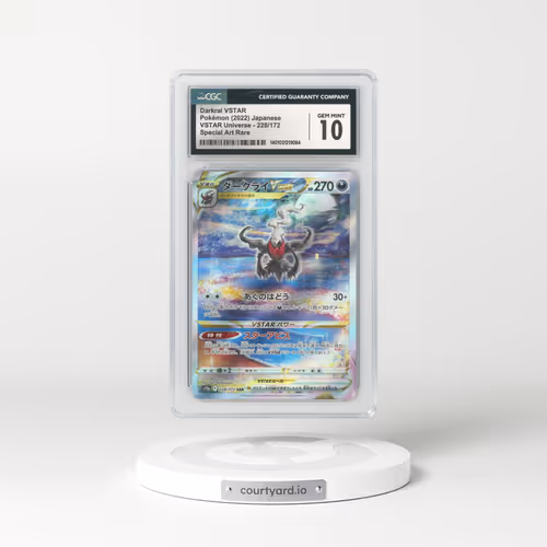 2022 Japanese VSTAR Universe #228 Darkrai VSTAR - Full Art Holo (CGC 10 GEM MINT)