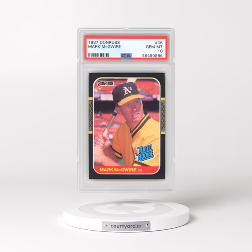 1987 Donruss #46 Mark McGwire (PSA 10 GEM MINT)