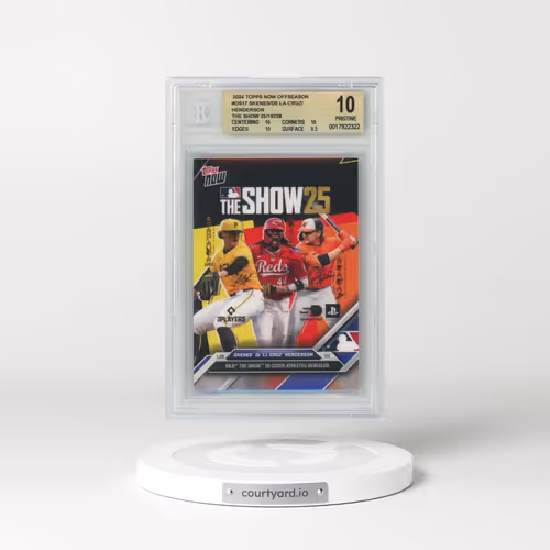 2024 Topps Now Offseason #OS17 Elly de La Cruz/Gunnar Henderson/Paul Skenes (BGS 10 PRISTINE)