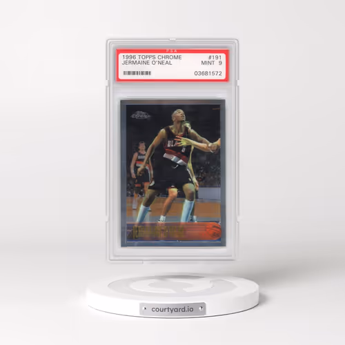 1996 Topps Chrome #191 Jermaine O'Neal (PSA 9 MINT)