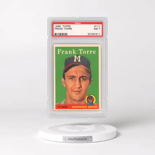 1958 Topps #117 Frank Torre (PSA 7 NM)