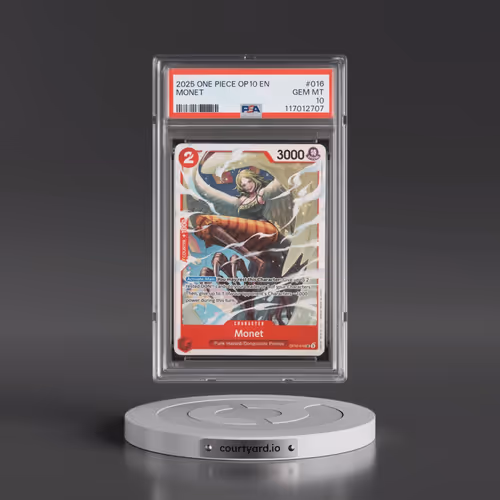 2025 One Piece OP10-Royal Blood #016 Monet (PSA 10 GEM MINT)