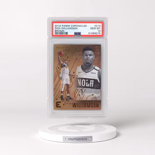 2019 Panini Chronicles #210 Zion Williamson - Bronze (PSA 10 GEM MINT)