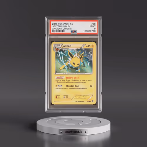 2015 Pokémon XY Ancient Origins #26 Jolteon - Holo (PSA 9 MINT)
