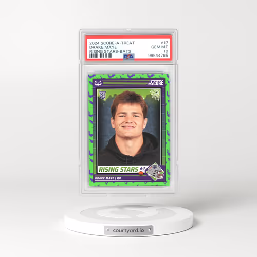2024 Panini Score-A-Treat Rising Stars #17 Drake Maye - Bats (PSA 10 GEM MINT)