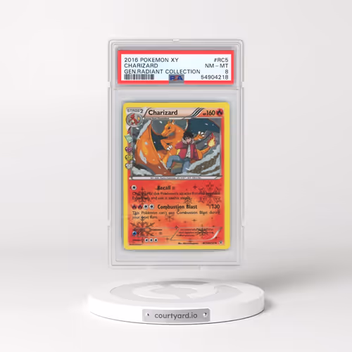 2016 Pokémon XY Generations Radiant Collection #RC5 Charizard (PSA 8 NM-MT)