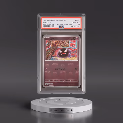 2023 Pokémon Sv2a-Pokemon 151 #092 Gastly - Reverse Holo Master Ball (PSA 10 GEM MINT)
