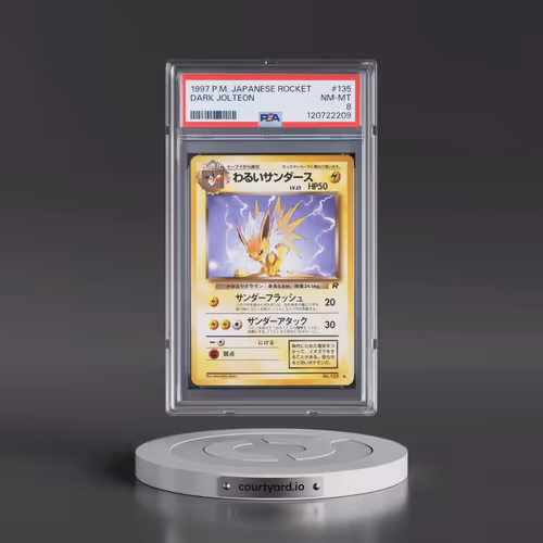 1997 Pokémon Rocket #135 Dark Jolteon (PSA 8 NM-MT)