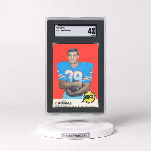 1969 Topps #120 Larry Csonka (SGC 4 VG-EX)