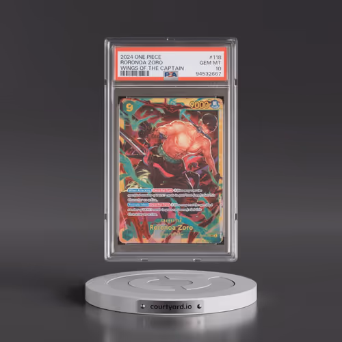 2024 One Piece Wings of the Captain #118 Roronoa Zoro (PSA 10 GEM MINT)
