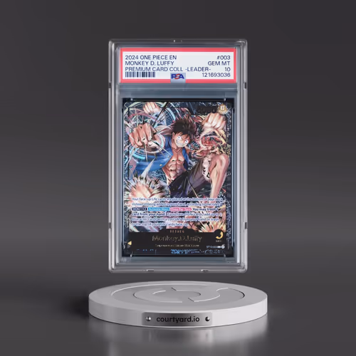 2024 One Piece Premium Card Collection -Leader Collection #003 Monkey D. Luffy (PSA 10 GEM MINT)