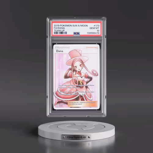 2019 Pokémon Sun & Moon Team Up #173 Dana - Full Art (PSA 10 GEM MINT)
