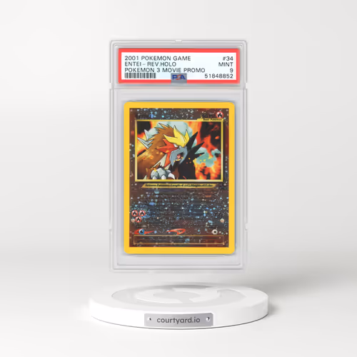 2001 Pokemon 3 Movie Promo #34 Entei - Holo (PSA 9 MINT)