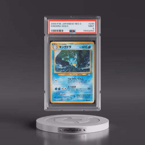 2000 Pokémon Neo 3 #230 Kingdra - Holo (PSA 9 MINT)