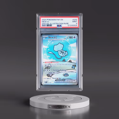 2024 Pokémon Paf EN-Paldean Fates #232 Mew EX - Holo Special Illustration Rare (PSA 9 MINT)
