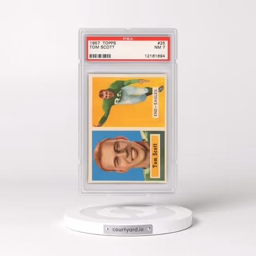 1957 Topps #25 Tom Scott (PSA 7 NM)