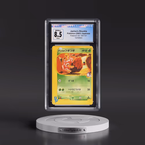 2001 Pokémon VS #067/141 Janine's Shuckle - 1st Edition (CGC 8.5 NM-MT+)