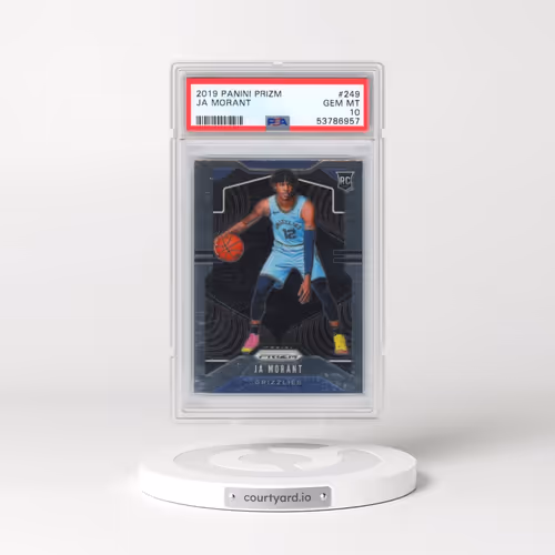 2019 Panini Prizm #249 Ja Morant (PSA 10 GEM MINT)