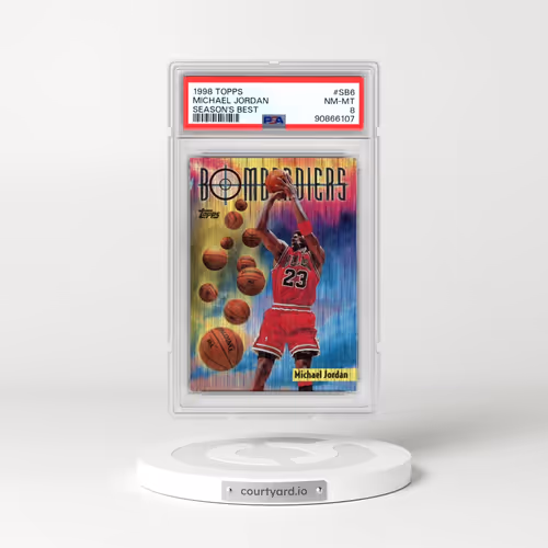 1998 Topps Season's Best #SB6 Michael Jordan (PSA 8 NM-MT)