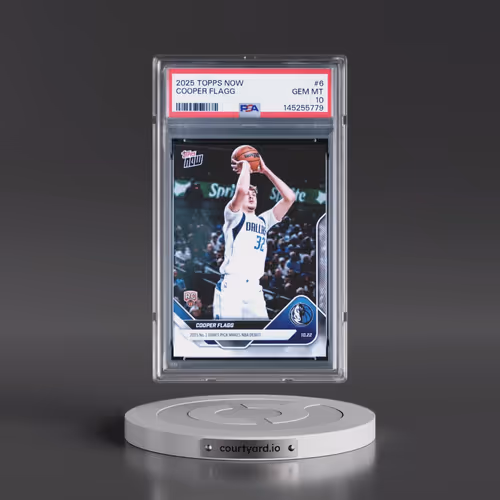 2025 Topps Now #6 Cooper Flagg (PSA 10 GEM MINT)