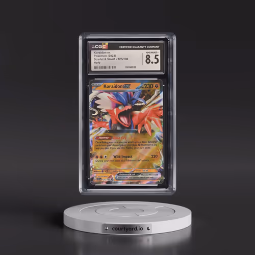 2023 Scarlet & Violet #125/198 Koraidon ex - Holo (CGC 8.5 NM-MT+)