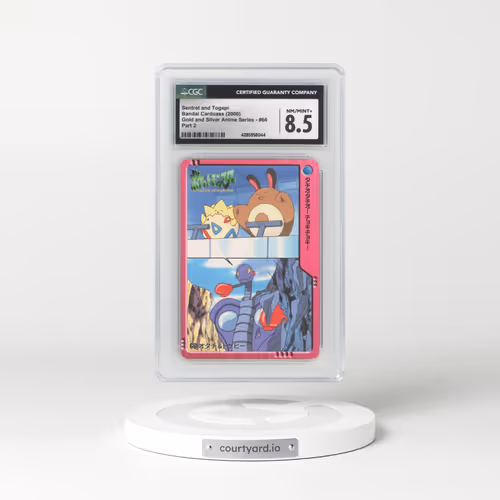 2000 Gold and Silver Anime Series #66 Sentret and Togepi - Part 2 (CGC 8.5 NM-MT+)