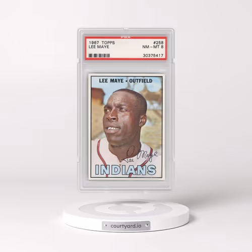 1967 Topps #258 Lee Maye (PSA 8 NM-MT)