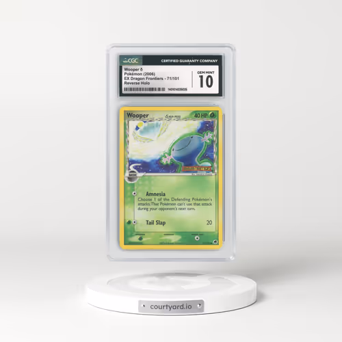 2006 EX Dragon Frontiers #71 Wooper - Holo (CGC 10 GEM MINT)