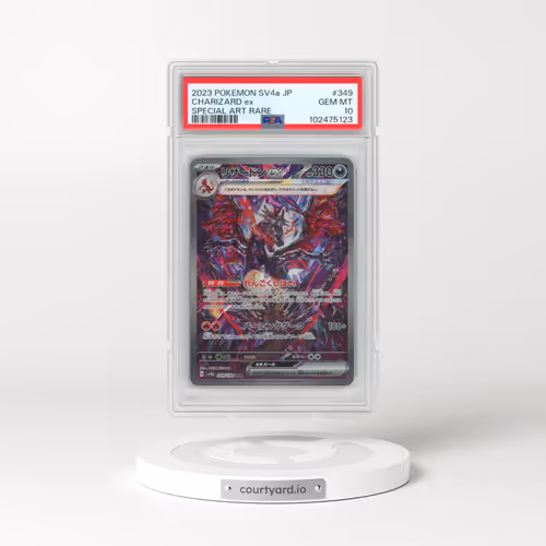 2023 Pokémon Sv4a-Shiny Treasure EX #349 Charizard EX - Holo Special Art Rare (PSA 10 GEM MINT)