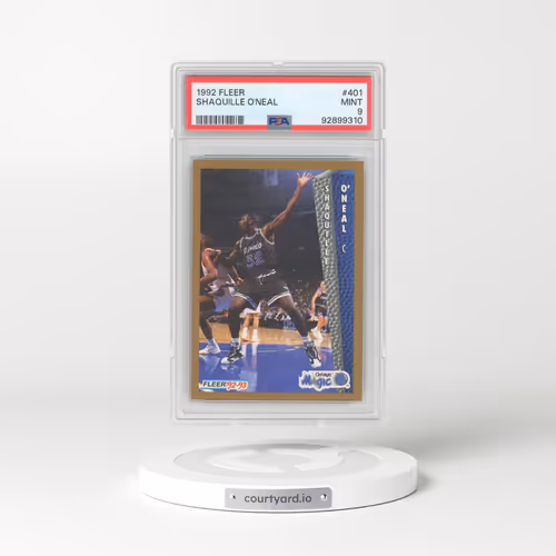 1992 Fleer #401 Shaquille O'Neal (PSA 9 MINT)